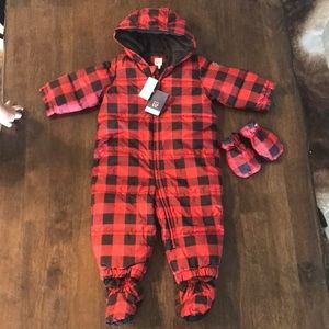 Gap Baby Plaid Snowsuit